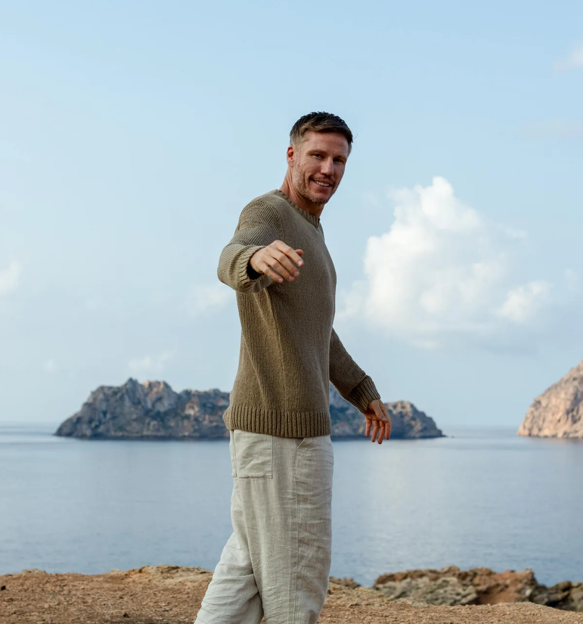 Christian Lell am Meer