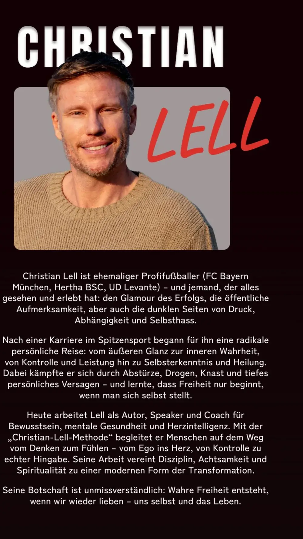 Seite über den Autor Christian Lell